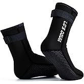 Lo's Douia Neoprene Water Socks 3mm, Sand Proof Beach Volleyball Socks Diving Boots for Outdoor Water Sports