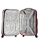 Olympia U.S.A. Apache 3-Piece Expandable Hardside Luggage Set with Spinner Wheels, Black/Purple