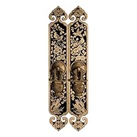 CBH Double Sparrow Brass Cabinet Strip Hardware Backplate Pulls Set 10"