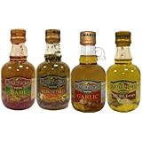 Grand'aroma Bruschetta,garlic, Basil, Truffle Flavored Extra Virgin Olive Oil, 8.5-Ounce Bottles (Pack of 4)