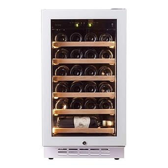 Pevino EVO - Nevera de vino con 24 botellas en una sola zona para ...