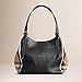 Tote Bag Handbag Authentic Burberry Small Canter in Leather and House Black Color Made in Italy
