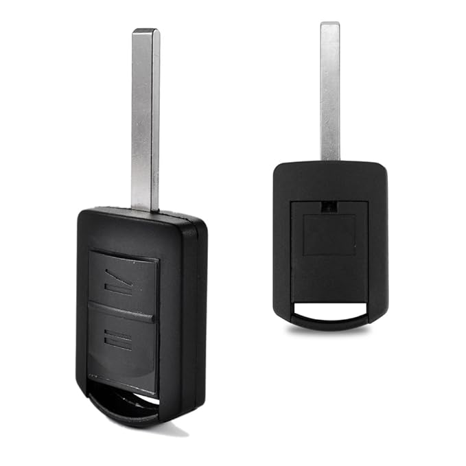 SurePromise One Stop Solution for Sourcing 2 Tasten Ersatz Autoschlüssel Schlüsselgehäuse mit Rohlingtyp HU100 Gehäuse ohne T
