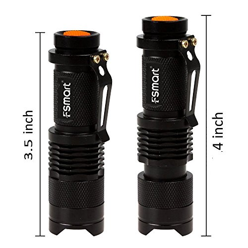 Black Light Flashlight , Fsmart Scorpion UV Light Pet Urine Detector