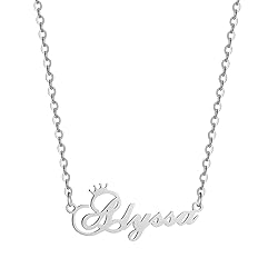 Custom Silver Name Necklace Personalized for