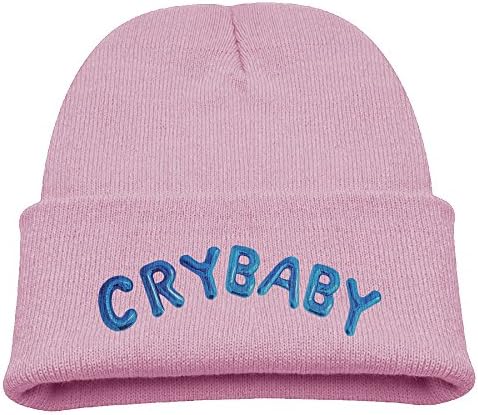 Crybaby Logo Unisex Winter Skull Cap Winter Hats For Kid