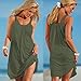 Cami-Sunny Women Summer Casual Relaxed Strappy Sleeveless Beach Short Mini Dress, S, Apricot