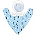 Baby Bandana Drool Bibs for Drooling and Teething HappyCell 4 Pack Gift Set For Boys and Girls