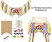 WAOUH High Chair Banner for 1st Birthday - First Birthday Decorations for Photo Booth Props, Birthday Souvenir and Gifts for Kids, Best Party Supplies (The Big ONE Fish Banner)