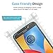 LK [3 Pack] Screen Protector for Motorola Moto E4 / Moto E (4th Generation), [Tempered Glasss] with Lifetime Replacement Warranty [NOT fit for Moto E4 Plus/Moto E Plus (4th Generation)]