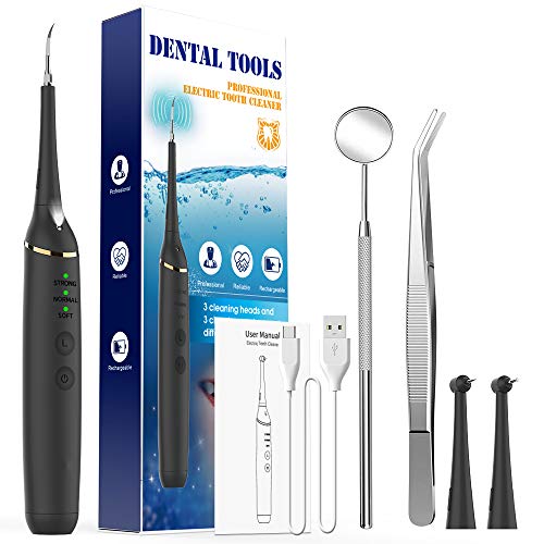 Electric Dental Calculus Remover with LED, iFanze Tooth Tartar Scraper