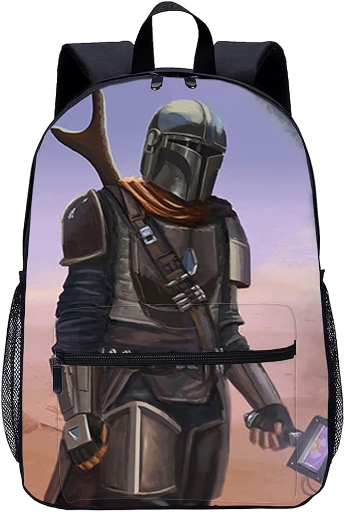 Star Wars The Mandalorian Backpack 3D Printed School Backpack Teen