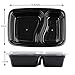 Meal Prep Containers, [20 Pack][40oz] Beyetori 2 Compartment Food Prep Containers, lunch containers with lids - BPA Free, Leak Proof, Stackable, Reusable, Microwave, Dishwasher & Freezer Safe