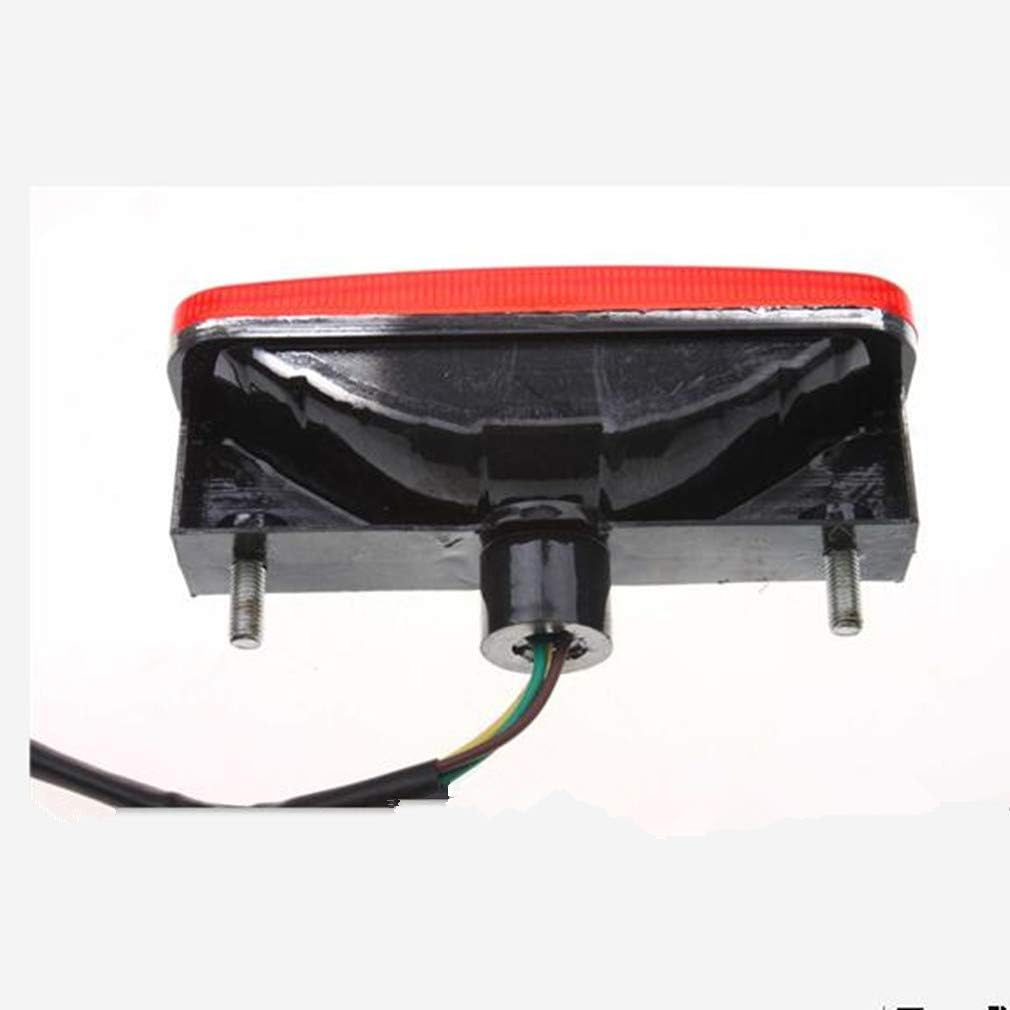 GOOFIT Motorcycle Brake Rear Tail Light Tail Brake Stop Lamp Light Replacement For FC50 Beat Chaly 50 Scooters ATV Moped Bicycles - Image 3