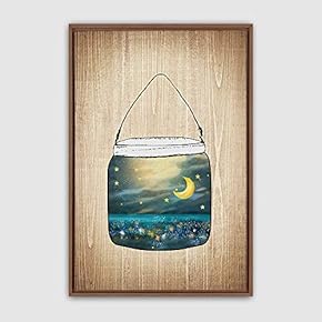 Framed Bottle and Bulb Home Artwork for Living Room Bedroom