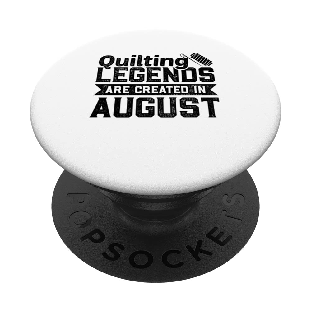 Retro Graphic Knitting Wool Quilting Stitching Sewing Sew PopSockets Swappable PopGrip