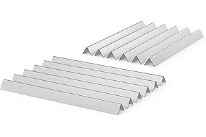 SafBbcue 67670 18" Flavorizer Bars Replacement Parts for Summit 600 Series Grills Summit E/S-650/640/660/670 Gas Grill Parts,12PCS 16GA Stainless Steel Flavor Bars Replace for Weber 67671