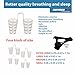 Stop Snoring Sleep Aid | A Comfortable Anti Snoring Chin Strap | Effective Set of 4 Nose Vents and Premium Pack of 6 Nasal Strips | Made for Men Women | Snore Stopper | Affordable Value by NUMBERNYC