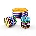 RAINBEAN 6Colors 216Pcs Magnet Building Blocks Toy for Intelligence Learning Creative Education Toy,Desk Sculpture Toy Perfect for Crafts,Magnetized Fidget Cube Provides Relief for Anxiety,ADHD,Autism