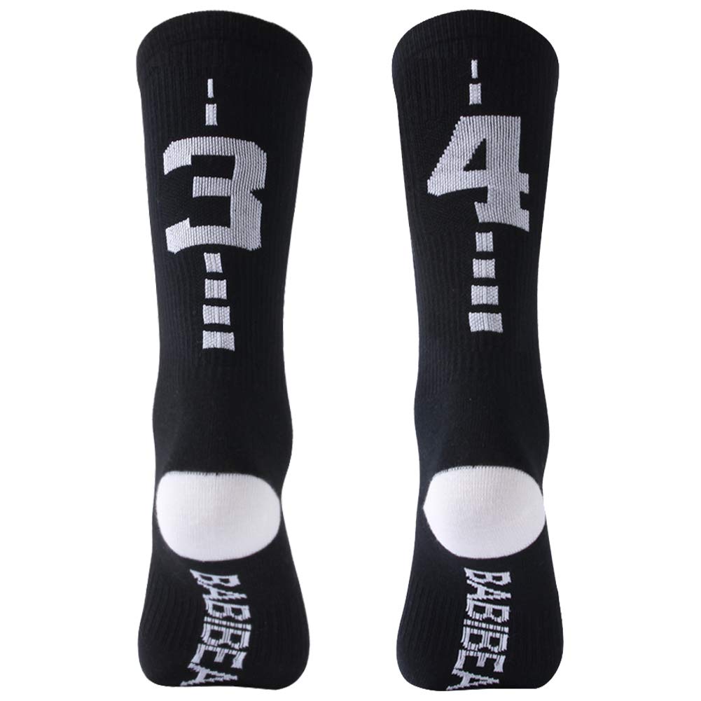 34 Socks Number Team Soccer School Socks，BABIBEAN