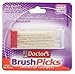 The Doctor's Brushpicks Toothpicks, 60 Picks (12 Pack)