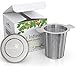 Loose Tea Infuser and Strainer - Premium Stainless Steel - Single Cup - Leaf Tea Steeper