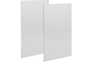 IOUALEY 2 Pack 6061 T651 Aluminum Sheet Metal 6" x 12" x 1/16"(0.06”) Flat Plain Thin Aluminum Plate Covered with Protective Film, Heat Treatable Rectangle Aluminum Metal Plate for Crafting lndustry, 1.5mm