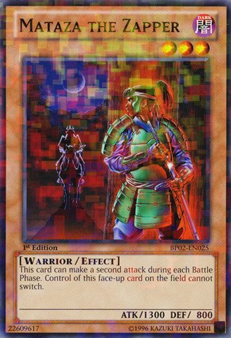 Yu-Gi-Oh! - Mataza the Zapper (BP02-EN025) - Battle Pack 2: War of the Giants - 1st Edition - Mosaic Rare