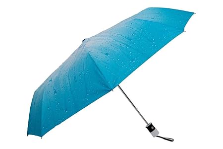 Blue Folding Umbrella (Kareenablue)