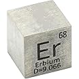 10mm Erbium Element Cube for Element Collection 0.39" Er Density Cube Periodic Table Collect DIYs Biz Gift