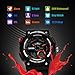 Men's Sports Watch Dual Time Quartz Analog Watch Military Time Unique Digital Alarm Stopwatch Fashion Led Dress Watch Athletic Cheap Wrist Watches on Sale 50M Waterproof for Kids Boy Children- Black