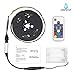 abtong Led Strip Lights Battery Powered RGB Led Strip Rope Lights Waterproof Led Lights with Remote Control Flexible Led Strip Lighting 2M 6.56ft