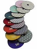 Konfor Diamond Dry/Wet 3" Polishing Pads for Stone