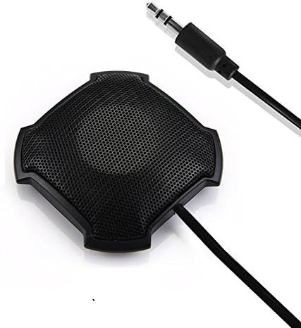 Conference Microphone, Antrixus Microphone for Computers Skype, VoIP Calls, Black