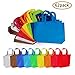 TANGDIAABBCC Zymise Party Favor Gift Bags with Handles, 9 Colors Non-Woven Party Gift Tote Bags Treat Bags, Pack of 62