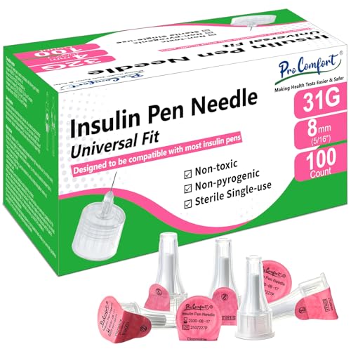 Pro Comfort Insulin Pen Needles 31G 8mm (5/16