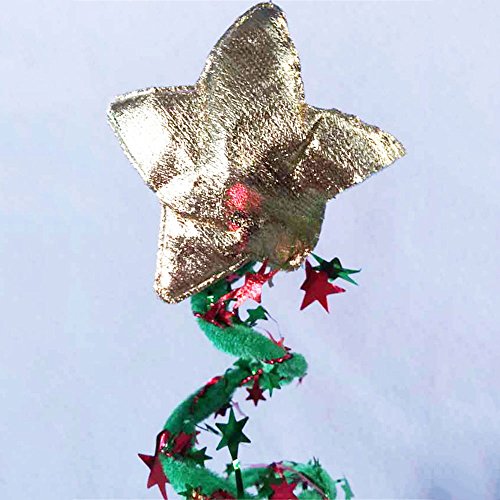 KICODE Fancy Dress Christmas Tree Coil Spring Hat Party Hats Cosplay Costume Gifts Decor 20Cmx40Cm - Thumbnail 3
