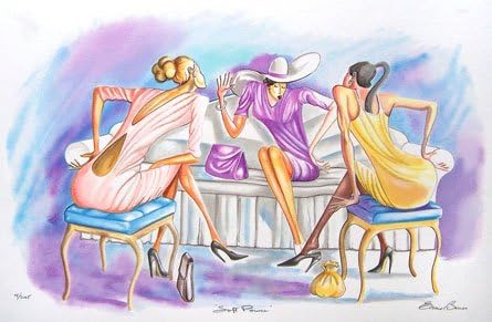 Amazon Com Ernie Barnes Soft Power Limited Edition Serigraph 25 X