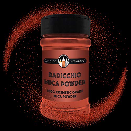 Mica Powder - 3.5 oz / 100 g [HUGE x3-5 THE SIZE OF OUR COMPETITORS] Cosmetic Grade - True Colors - Beautiful Mica for Slime, Soap Making, Bath Bombs, Make-up, Nails, Holiday Crafts (Radicchio) - Thumbnail 3