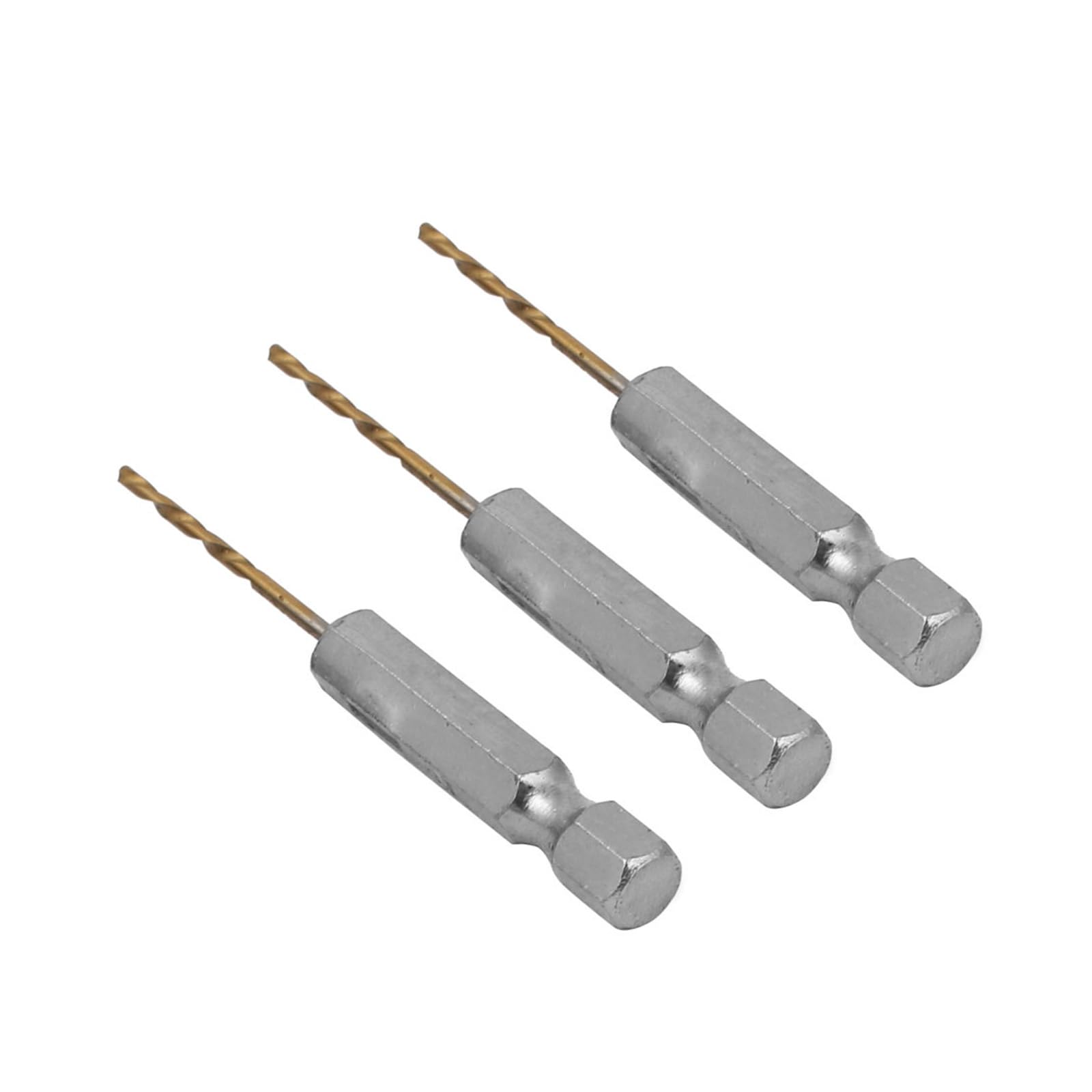 CoCud High Speed Steel Twist Drill Bits, 1.5mm Diameter 60mm Length, Straight Twist Jobber Drill Bit - (Applications: for Metal Woodwork Plastic Aluminum), 3Pieces