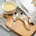 ERCRYSTO Stainless Steel Soup and Coffee Spoons, Light Weight and Small Size - Perfect for Toddlers and Children (2PCS)