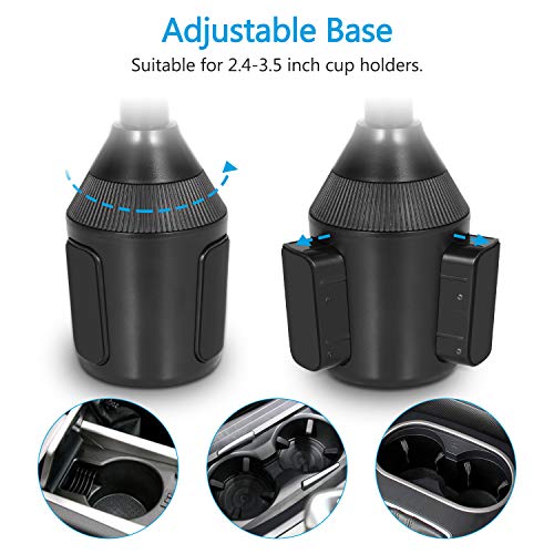 Cup Holder Phone Mount Universal Adjustable Gooseneck Cup Holder Cradle Car Mount for Cell Phone iPhone Xs/XS Max/X/8/7 Plus/Galaxy - Thumbnail 2