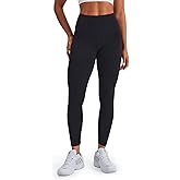 K-Swiss Leggings for Women - Soft Stretchy High Waist 25" with Pockets Lounge Yoga Pants Workout Athletic Casual