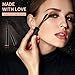 MOSTORY Black Lash Mascara - Silk Fiber Volume Waterproof Natural Extension Mascara Thickening Lengthening Voluminous Sweatproof Long Lasting Hypoallergenic Eyelash (0.28 oz)