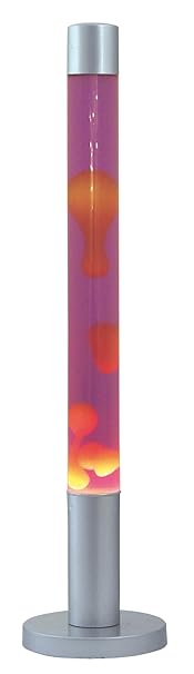 RABALUX Dovce Glas E14, 40 W, Orange/Lila 18.5 x 18.5 x 76 cm