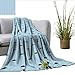 ScottDecor Shark Blanket as Bedspread Ocean Life Pattern in Blue Shades Wildlife Under The Sea Saltwater Fauna Large Throw Blanket Navy Blue Pale Blue W70 xL90