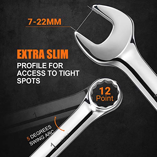 4 TACKLIFE+Combination+Wrench+Standard+Vanadium