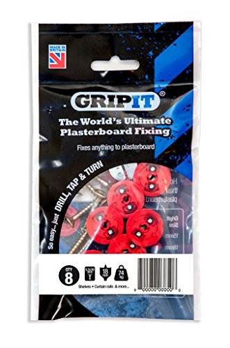Gripit - Red/18mm - Pack of 8