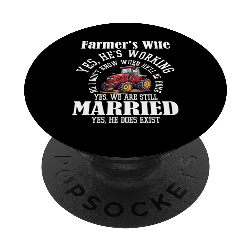 Farmer's Wife s Farm Wife Gifts s Farming Life PopSockets Swappable PopGrip