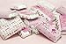 Girl Baby Shower Mini Chocolate Candy Bar Wrapper Labels, Pink Party Favor Stickers - 45 Count